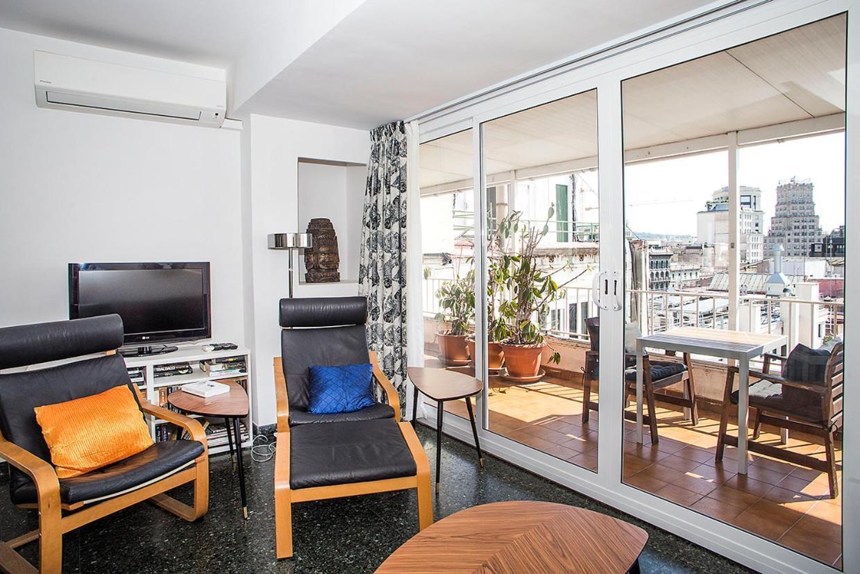 The Gran Via Penthouse Apartment บาร์เซโลนา ภายนอก รูปภาพ